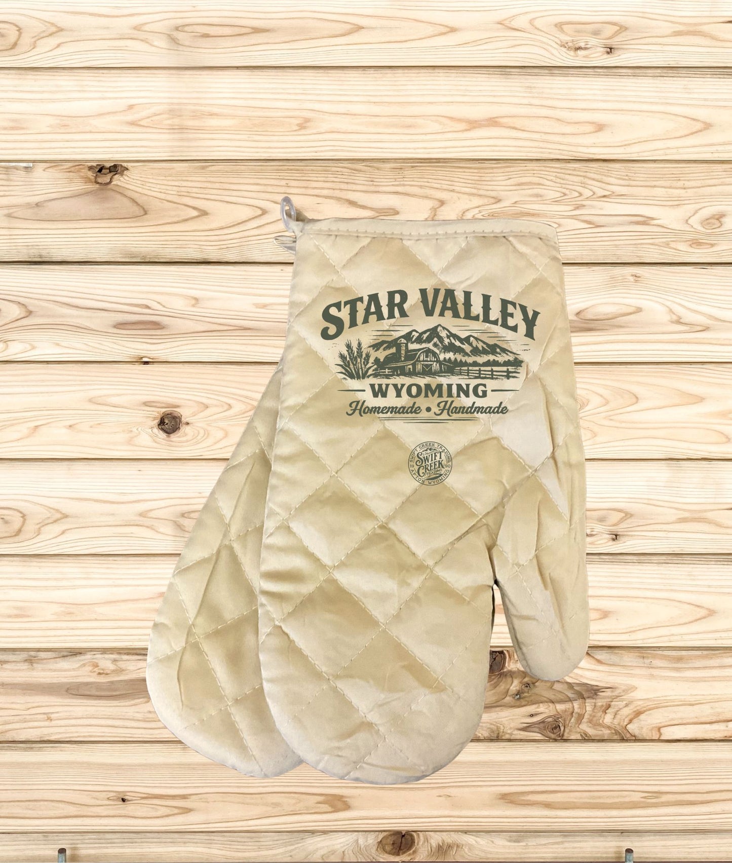 Swift Creek Trading - HomeGoods - Custom Printed Oven Mitts - SCT-HG-MITT-