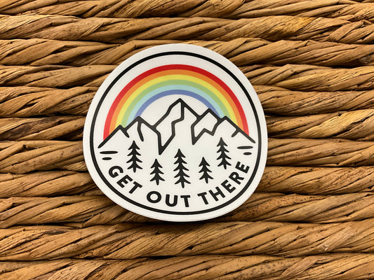 GET OUT THERE STICKER - WO416859