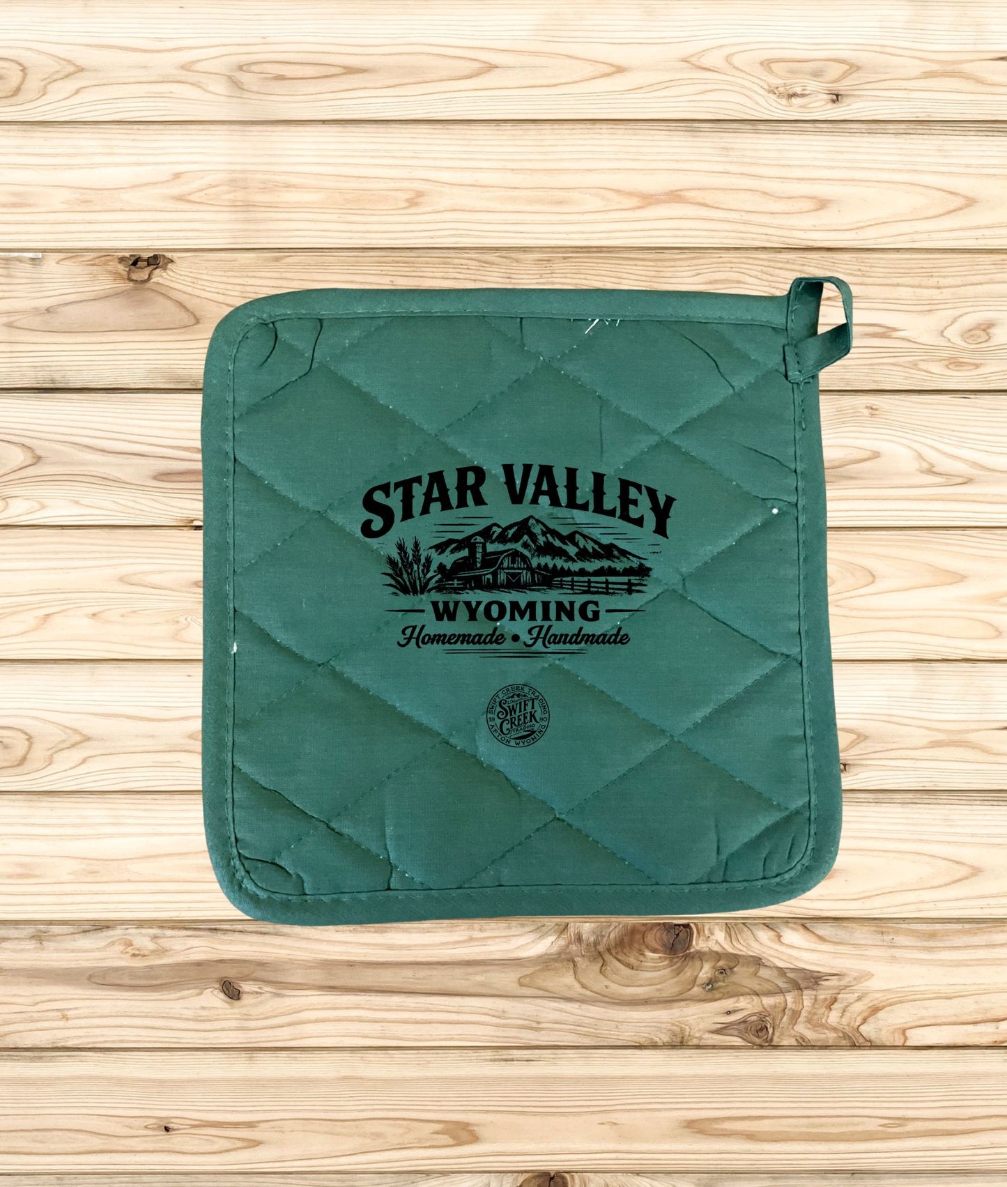 Swift Creek Trading - HomeGoods - Custom Printed Hot Pads "Star Valley View" - SCT-HG-HP-