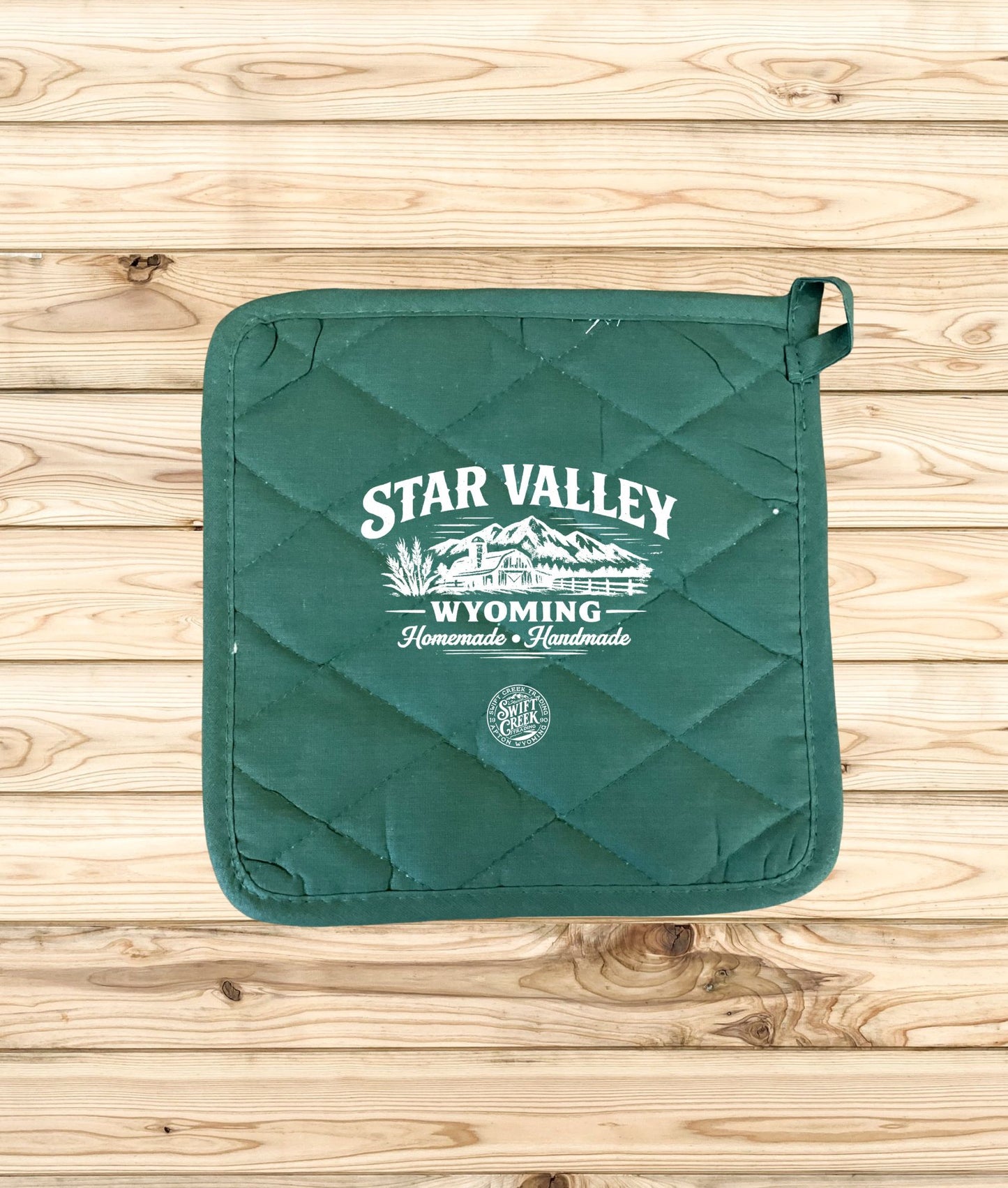 Swift Creek Trading - HomeGoods - Custom Printed Hot Pads "Star Valley View" - SCT-HG-HP-