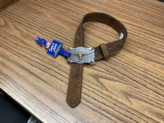 TONY LAMA KIDS BELT- LITTLE TEXAS-C60119