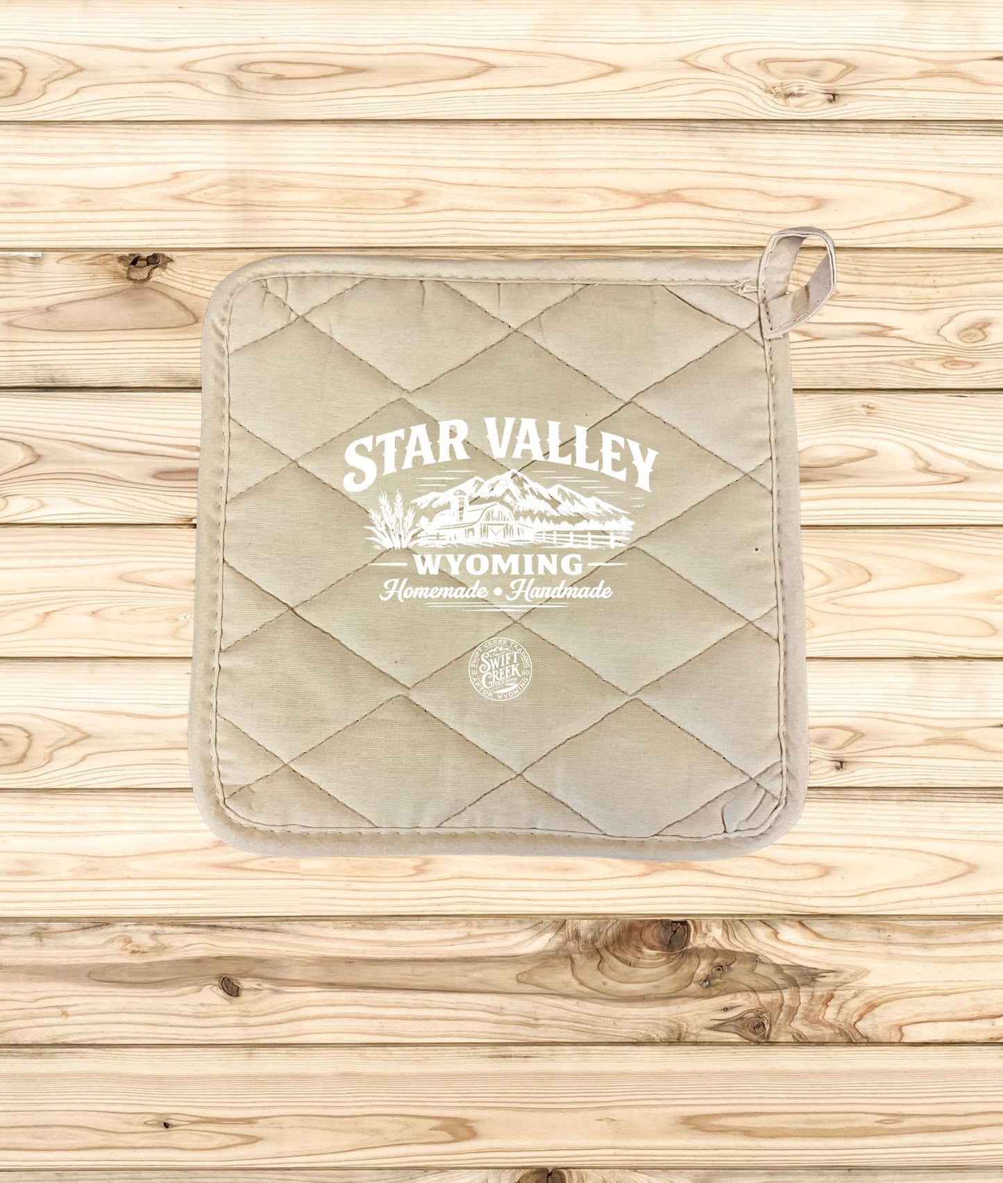 Swift Creek Trading - HomeGoods - Custom Printed Hot Pads "Star Valley View" - SCT-HG-HP-