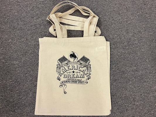 KOAET-VBAD-CANVAS TOTE,”AMERICAN DREAM”-KOAETTB100VBAD