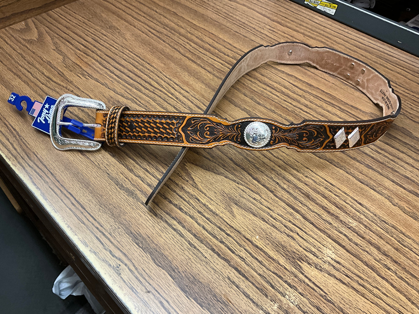 TONY LAMA BELT- MENS BELT ,STILLWATER CREEK, C42464