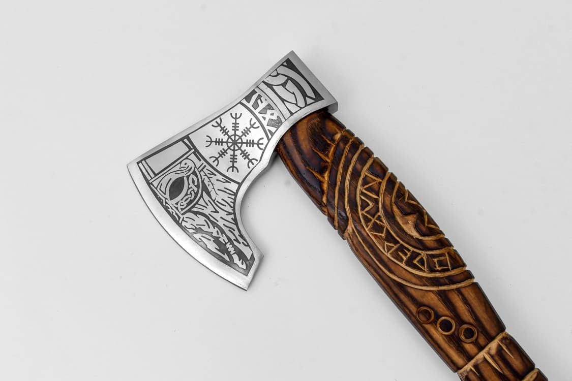 TITAN INT- VIKING AXE-STEEL HATCHET- AXE-C004