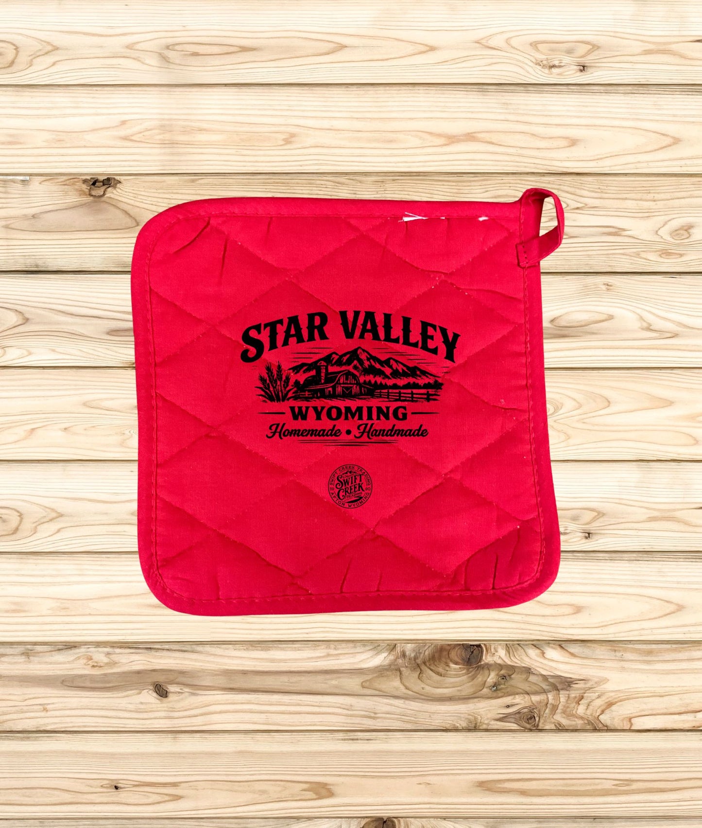 Swift Creek Trading - HomeGoods - Custom Printed Hot Pads "Star Valley View" - SCT-HG-HP-