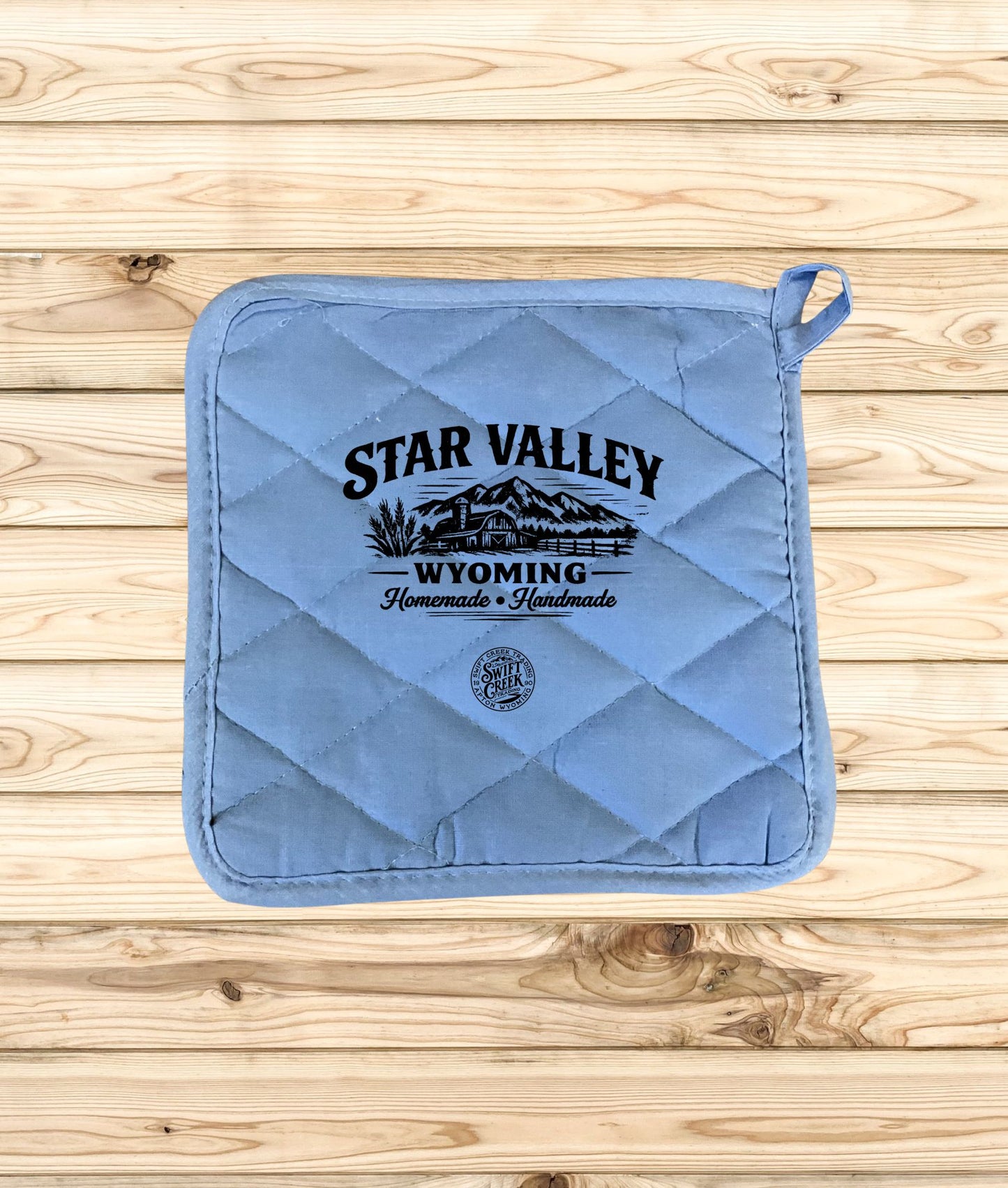 Swift Creek Trading - HomeGoods - Custom Printed Hot Pads "Star Valley View" - SCT-HG-HP-