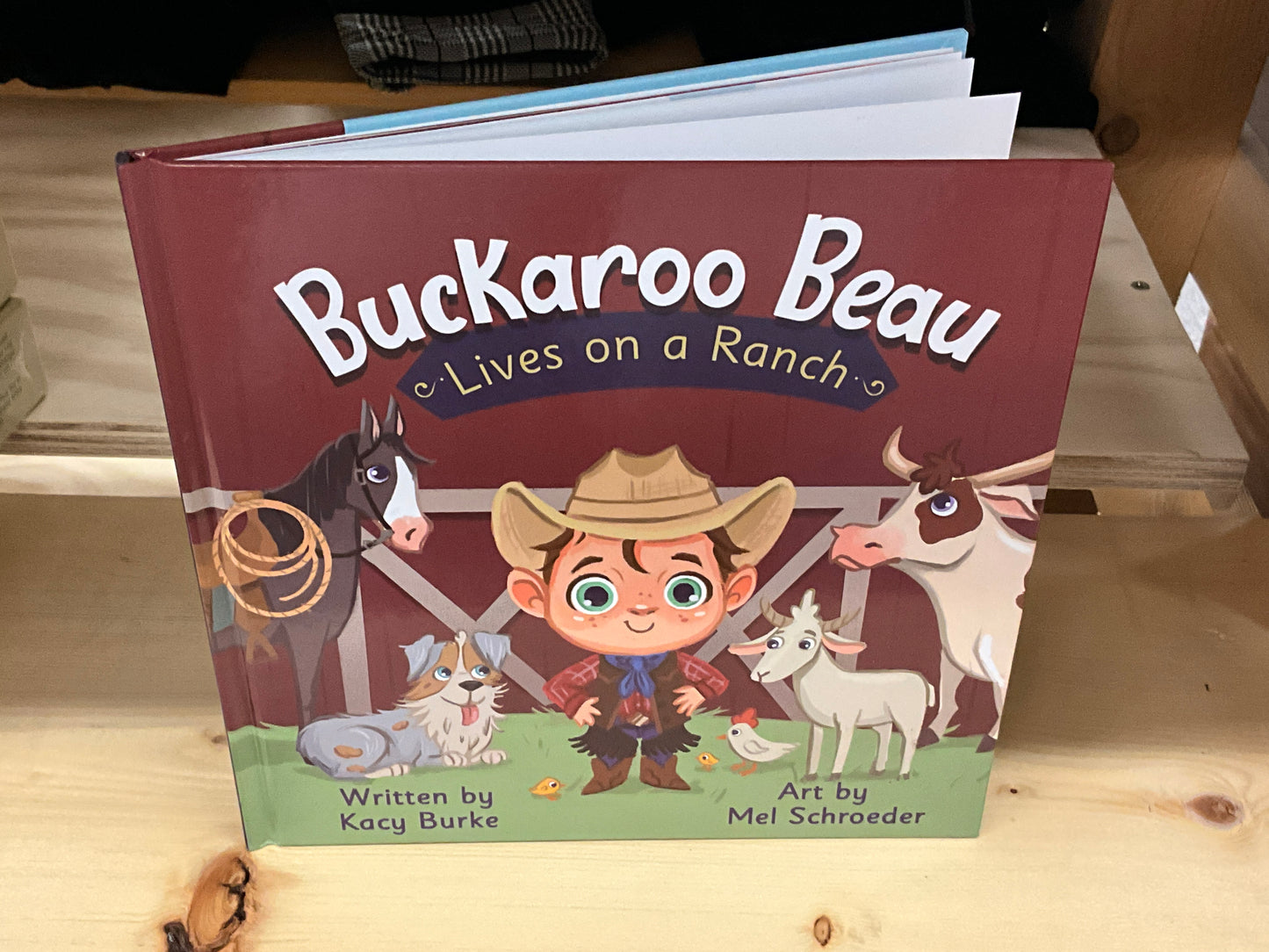 BUCKAROO BEAU LIVES ON A RANCH BOOK - 51799