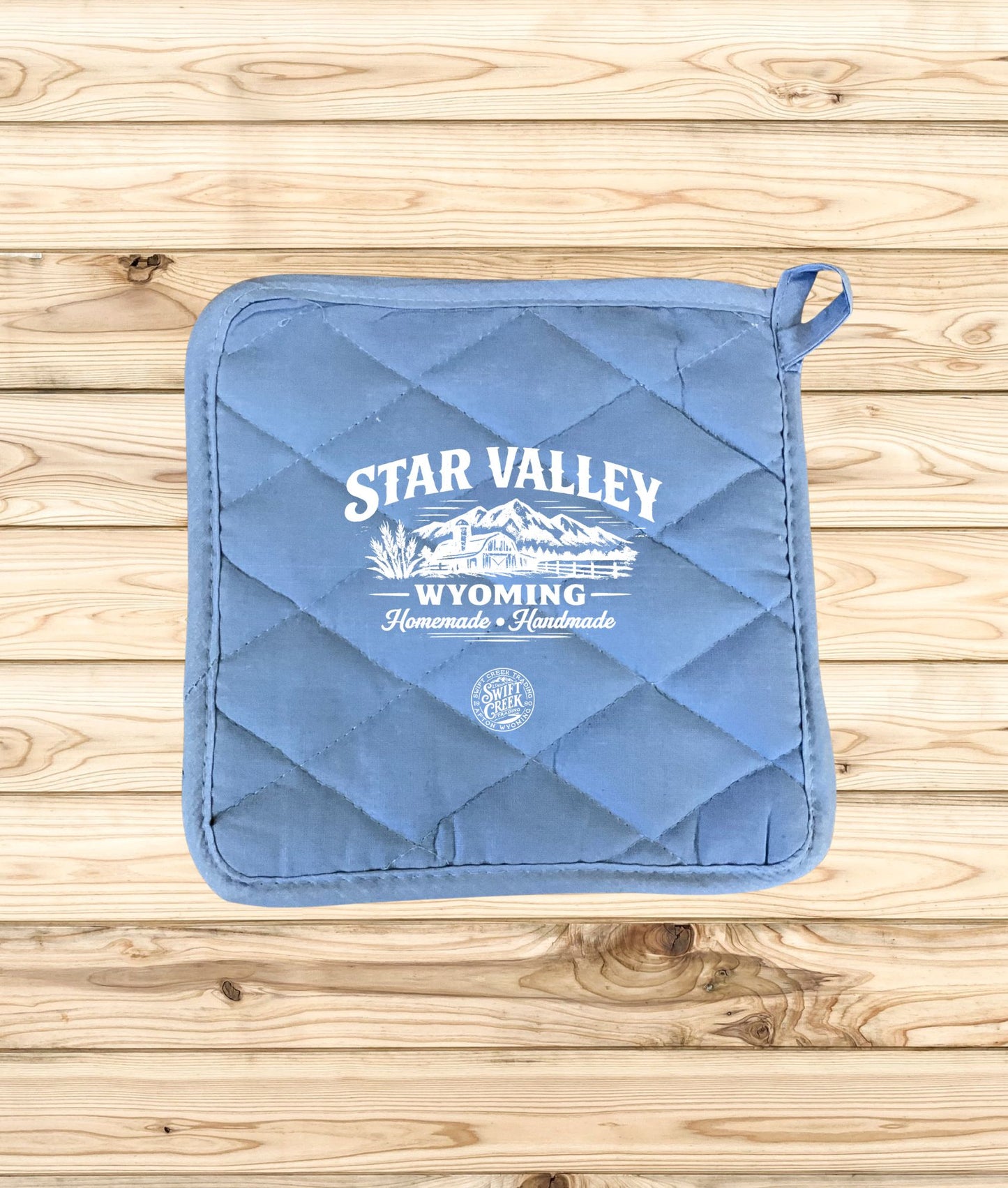 Swift Creek Trading - HomeGoods - Custom Printed Hot Pads "Star Valley View" - SCT-HG-HP-