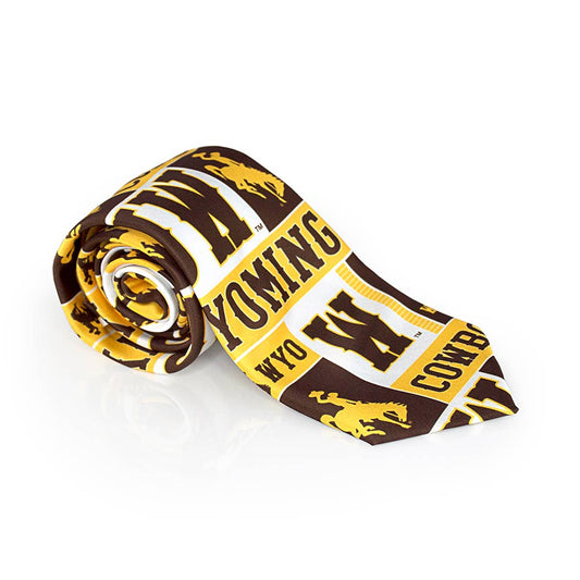 University of Wyoming Logo Mens Necktie