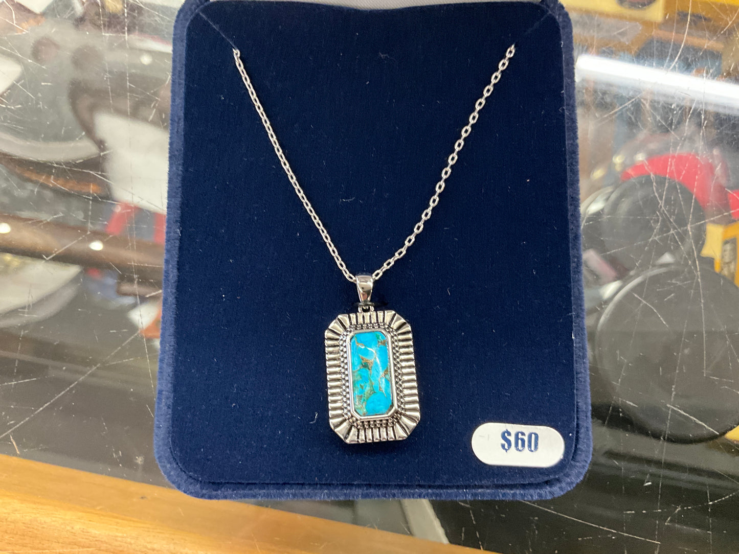 MONTANA SILVER-TURQUOISE SKY NECKLACE- NC6110