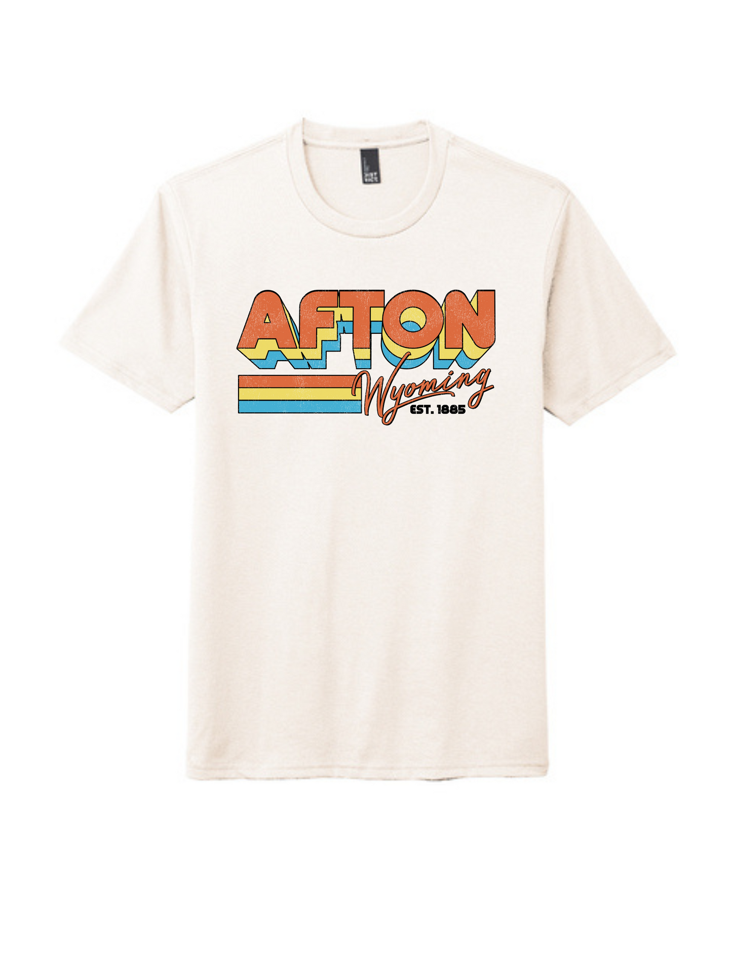 SwiftWear 307 Wyoming Collector T Shirt "Afton Retro 70s"