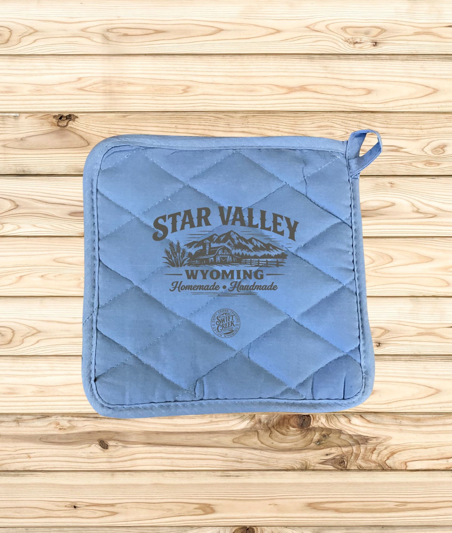 Swift Creek Trading - HomeGoods - Custom Printed Hot Pads "Star Valley View" - SCT-HG-HP-