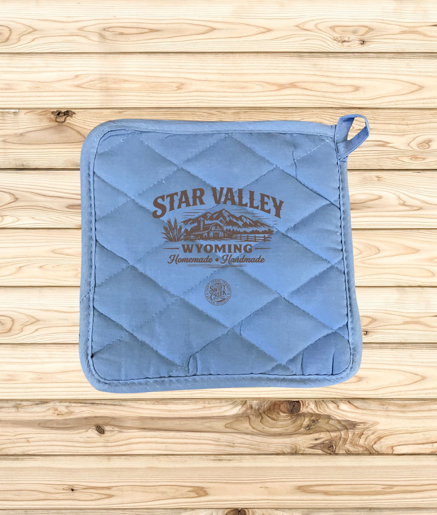 Swift Creek Trading - HomeGoods - Custom Printed Hot Pads "Star Valley View" - SCT-HG-HP-