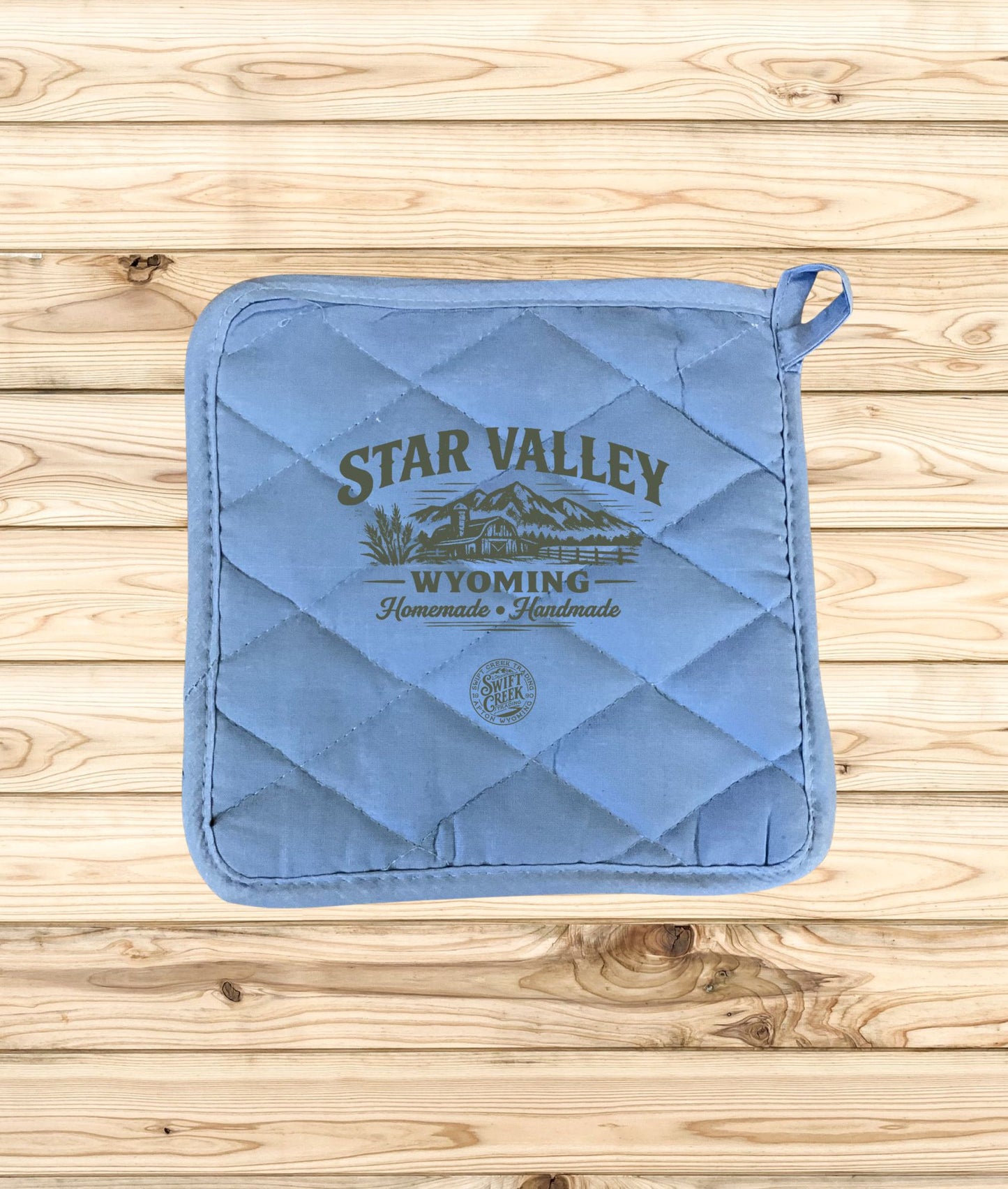 Swift Creek Trading - HomeGoods - Custom Printed Hot Pads "Star Valley View" - SCT-HG-HP-