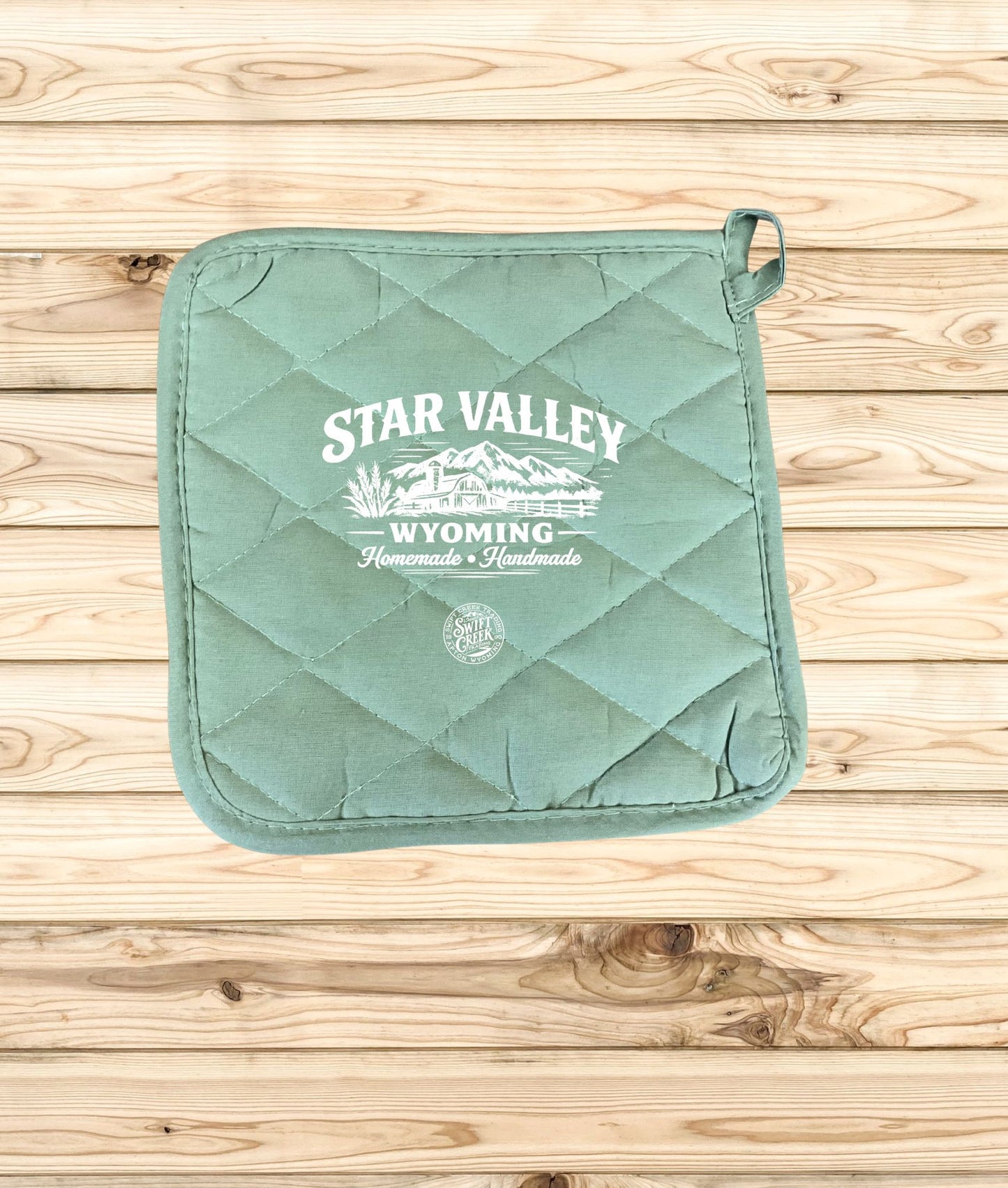 Swift Creek Trading - HomeGoods - Custom Printed Hot Pads "Star Valley View" - SCT-HG-HP-