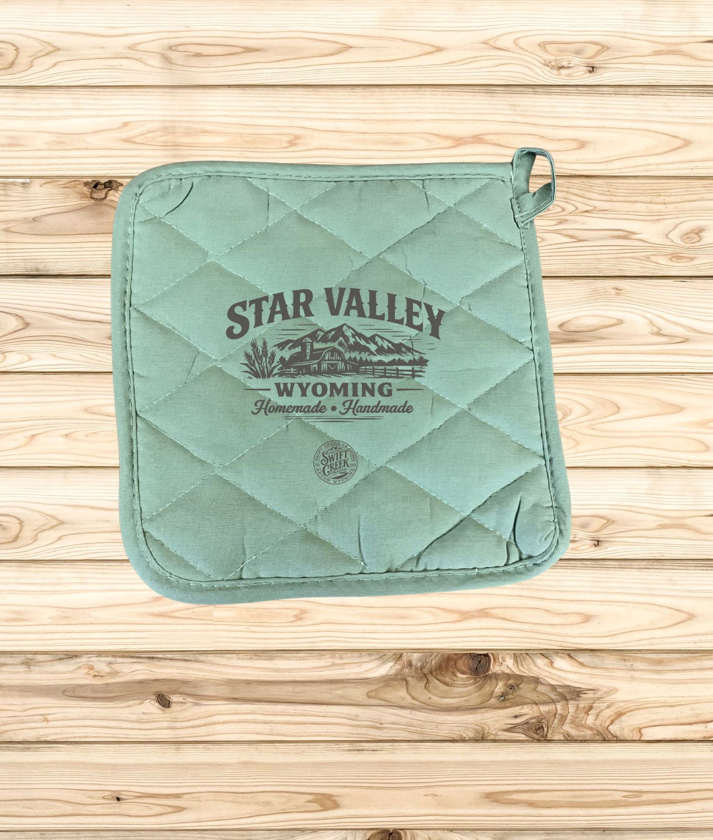 Swift Creek Trading - HomeGoods - Custom Printed Hot Pads "Star Valley View" - SCT-HG-HP-