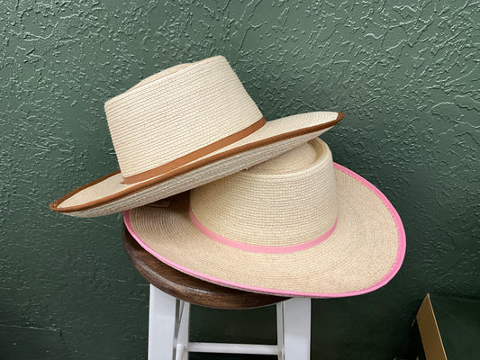 SUNBODY HAT-PALM LEAF-REATA-hg4b+RT