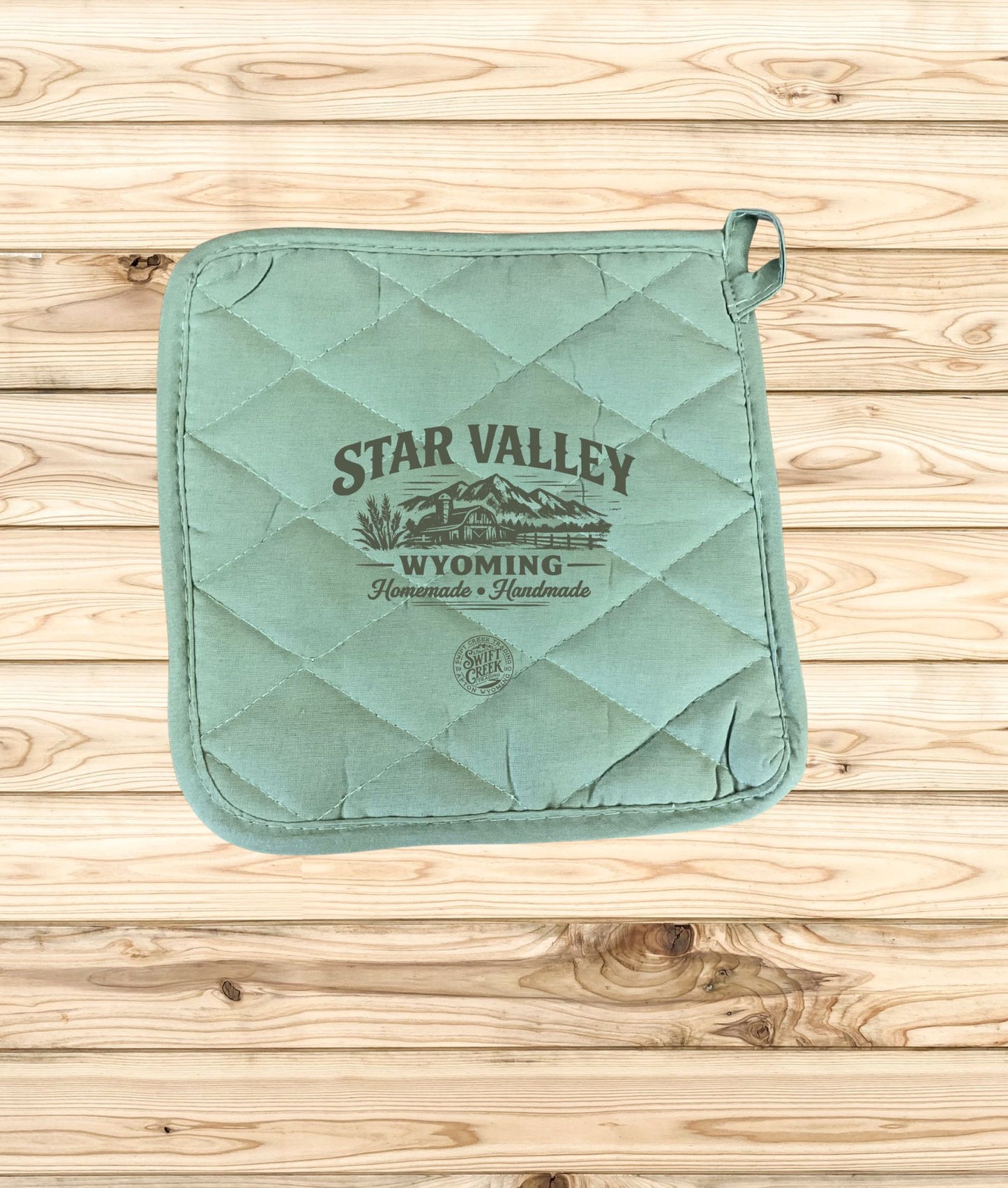 Swift Creek Trading - HomeGoods - Custom Printed Hot Pads "Star Valley View" - SCT-HG-HP-