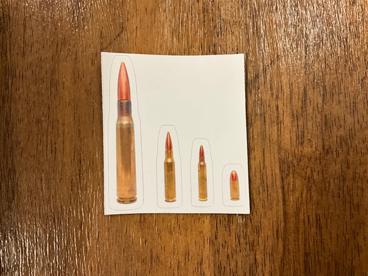 SCT - BULLETS STICKERS - STKR-YLWBUF-5