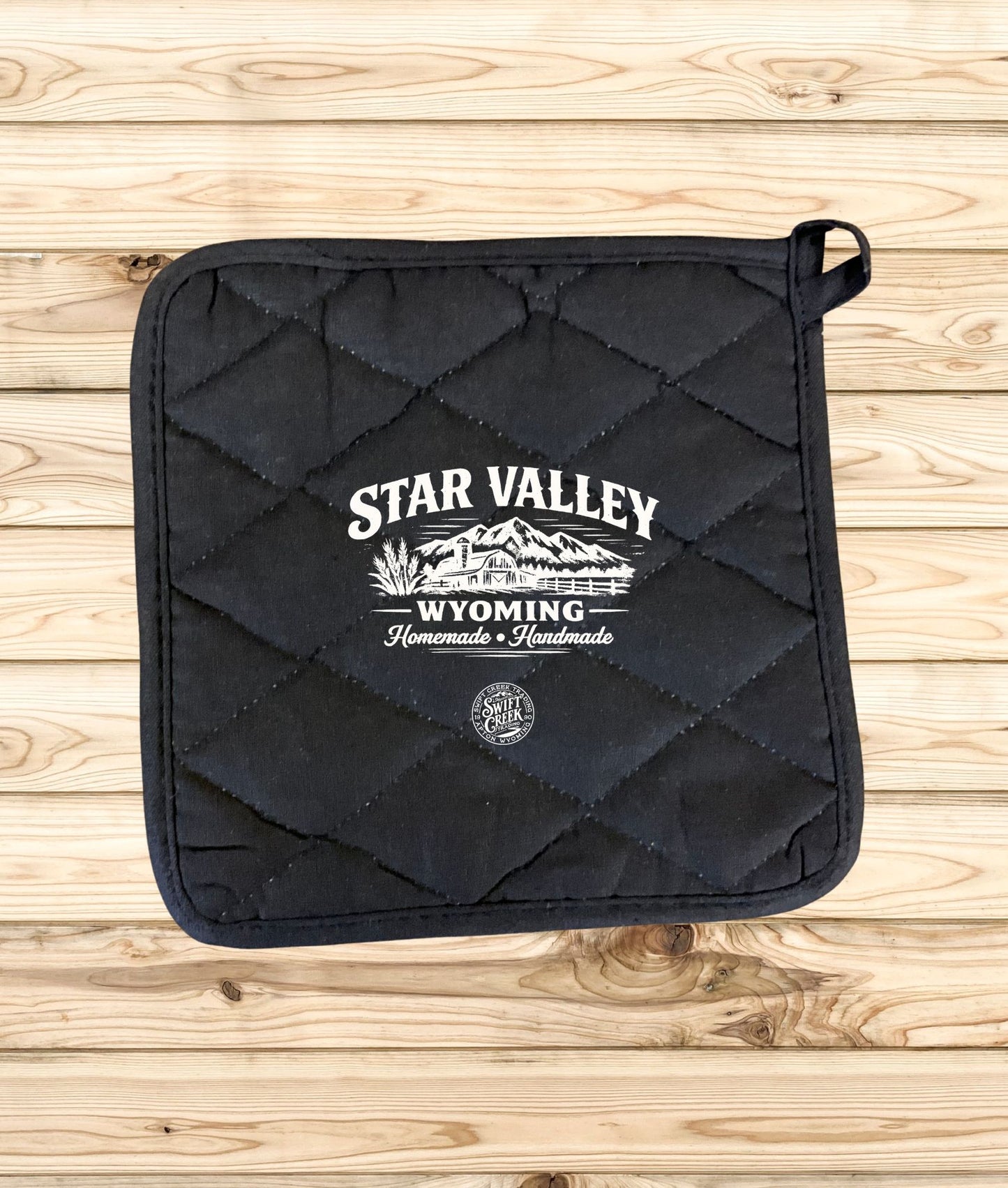 Swift Creek Trading - HomeGoods - Custom Printed Hot Pads "Star Valley View" - SCT-HG-HP-