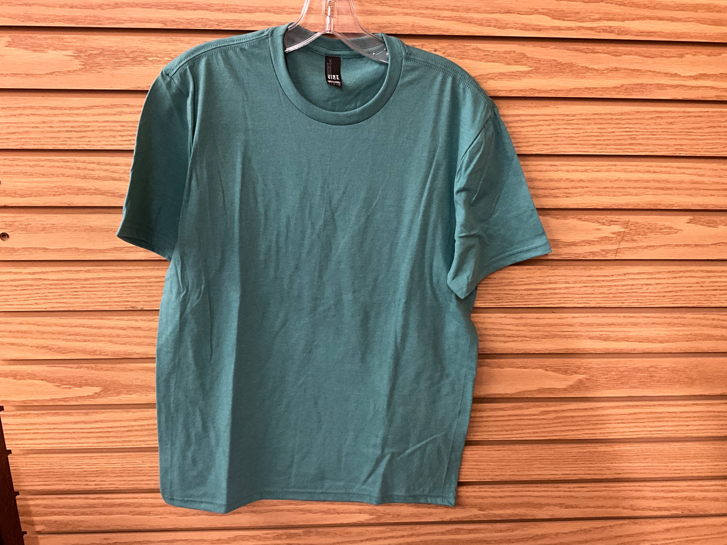 SWIFTWEAR- PERFECT BLEND CVC SS TEE- DM108,HTR EUCALYPTUS BLUE