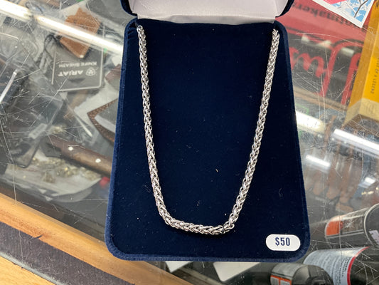 MONTANA SILVER- SMALL WHEAT CHAIN- NC5682