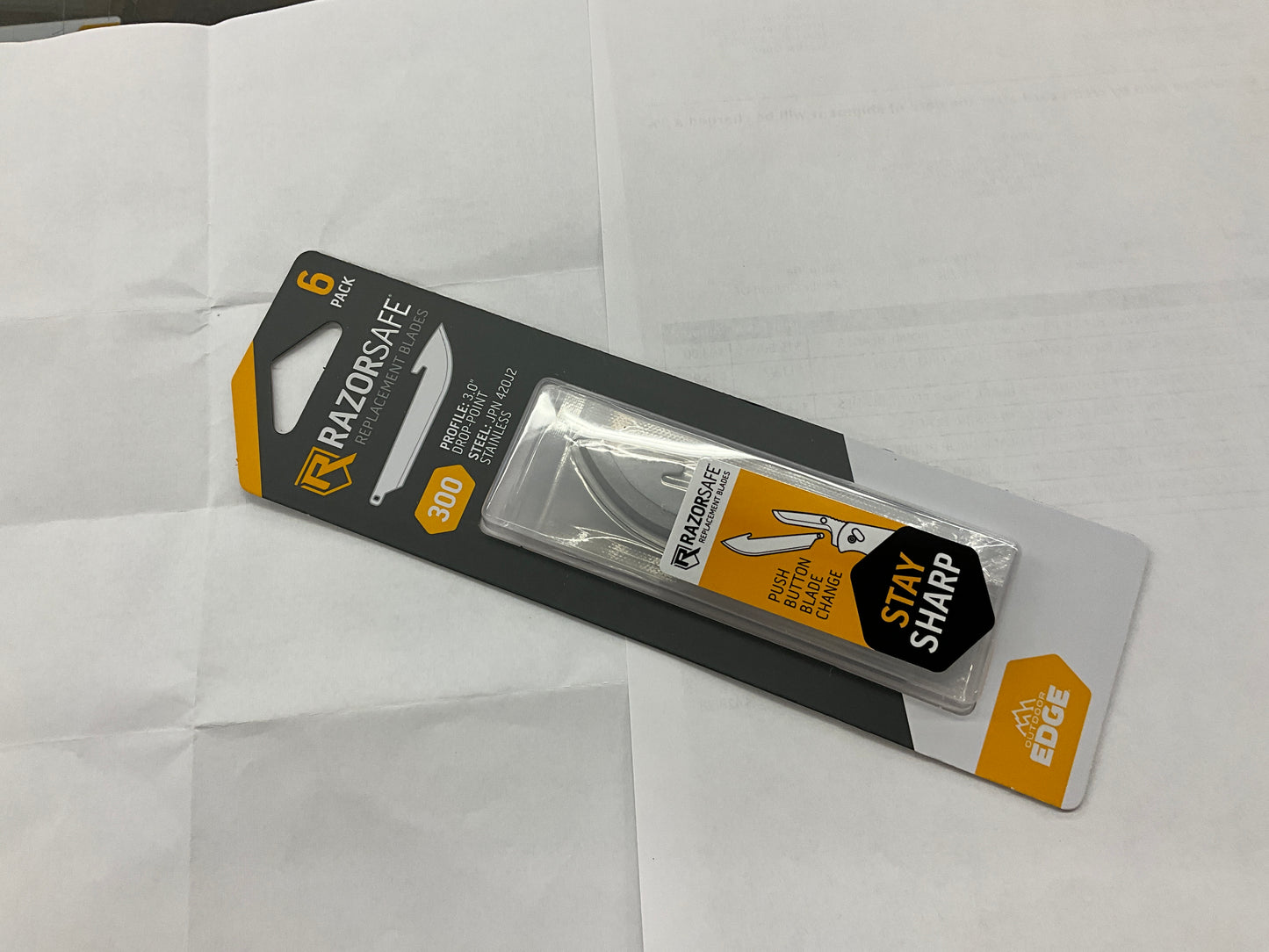 OUTDOOR EDGE-REPLACE BLADES- 3.0”- RR30-6