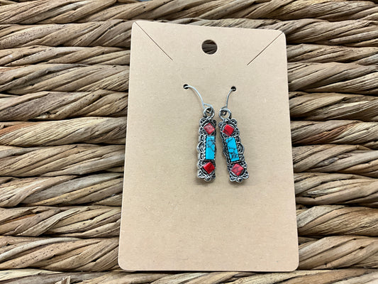 A GIRL AND HER HORSE EARRINGS- 09550