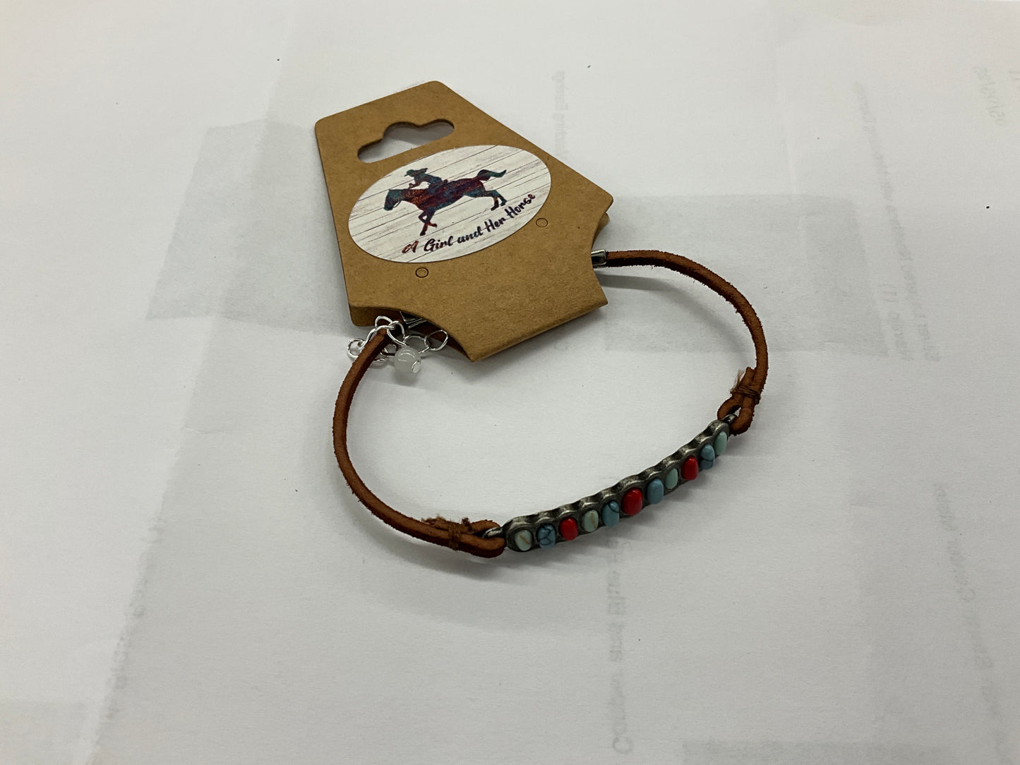 HOLLY- BRACELET-MULTI BEADED BAR-227