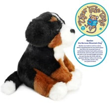 FAIRE Bastien The Bernese Mountain Dog | 13 Inch Stuffed Animal Plush | By TigerHart Toys