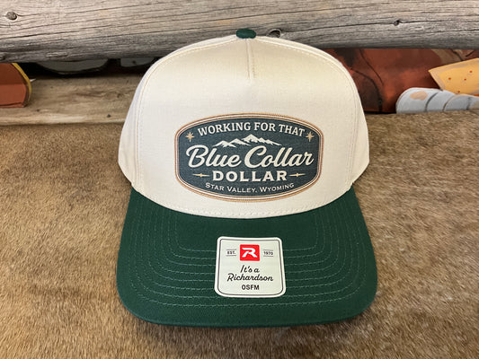 SWIFTWEAR - CUSTOM PRINTED TRUCKER HAT "BLUE COLLAR DOLLAR" - SW-BCD-