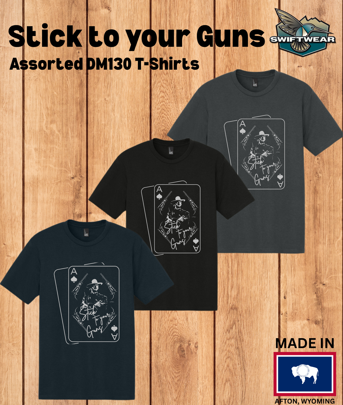 Swiftwear - Retail "Stick to your Guns" Assorted SS Tee - SW-STYG-SST