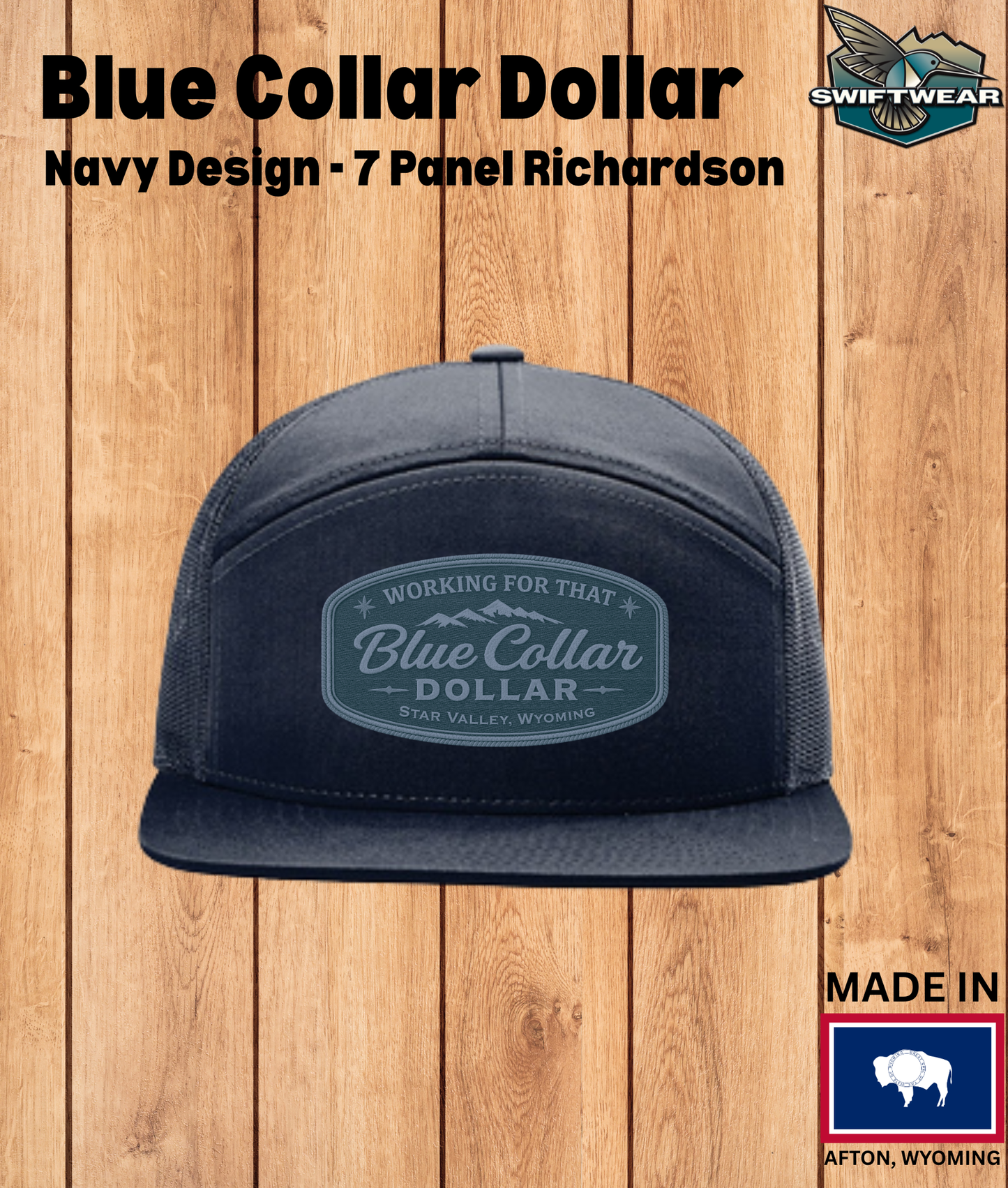 Swiftwear -Retail Blue Collar Dollar  Assorted Trucker Caps - SW-BCD-