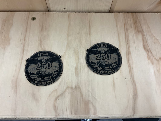 NICKLO-LEATHER PATCH-USA 250YRS- 2026