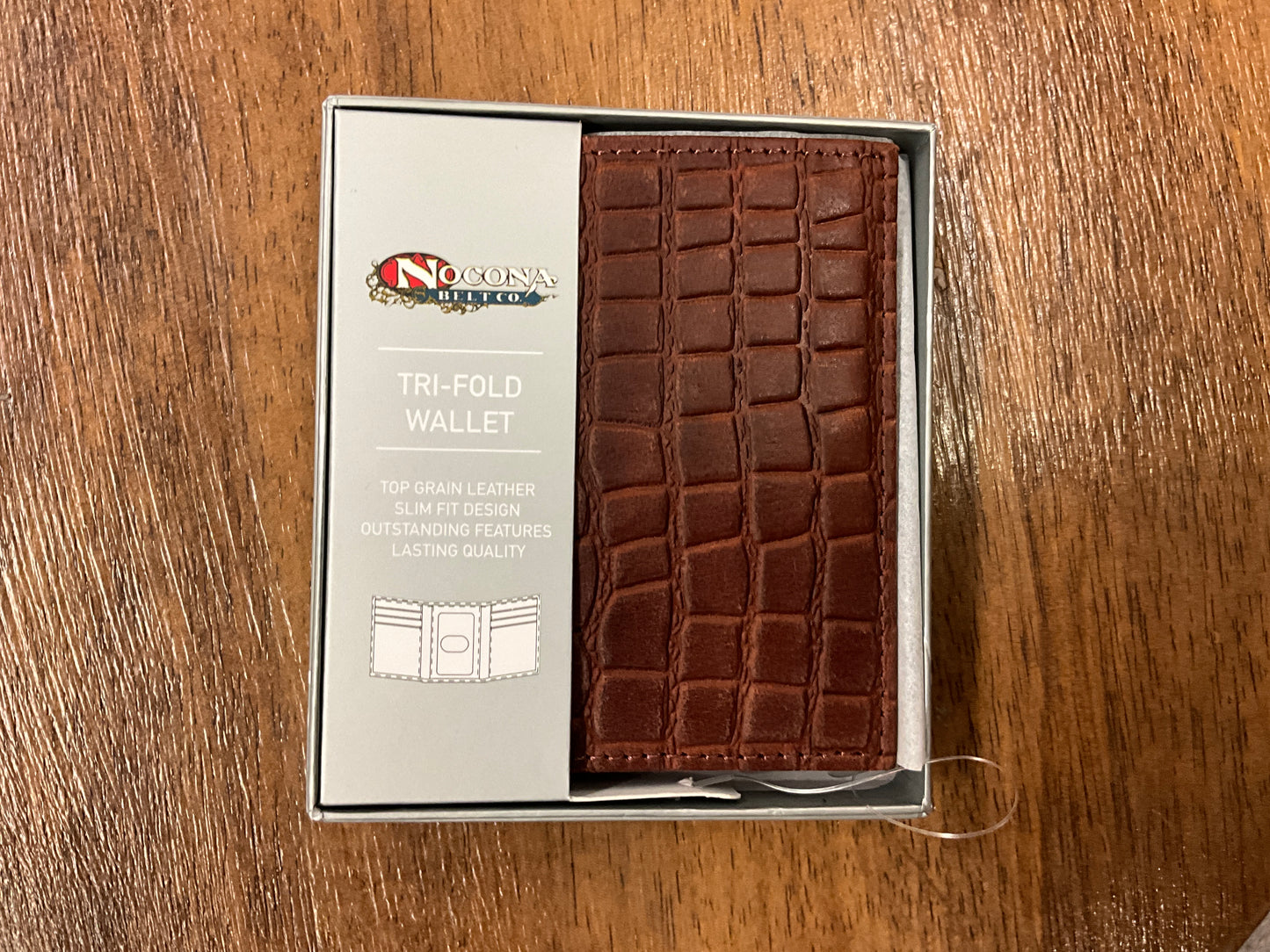 NOCONA - TRIFOLD WALLET - EMBOSSED LEATHER - N5000
