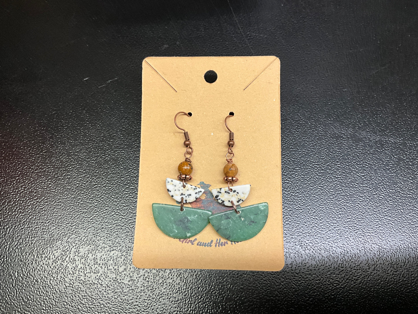 A GIRL AND HER HORSE EARRINGS- 2583