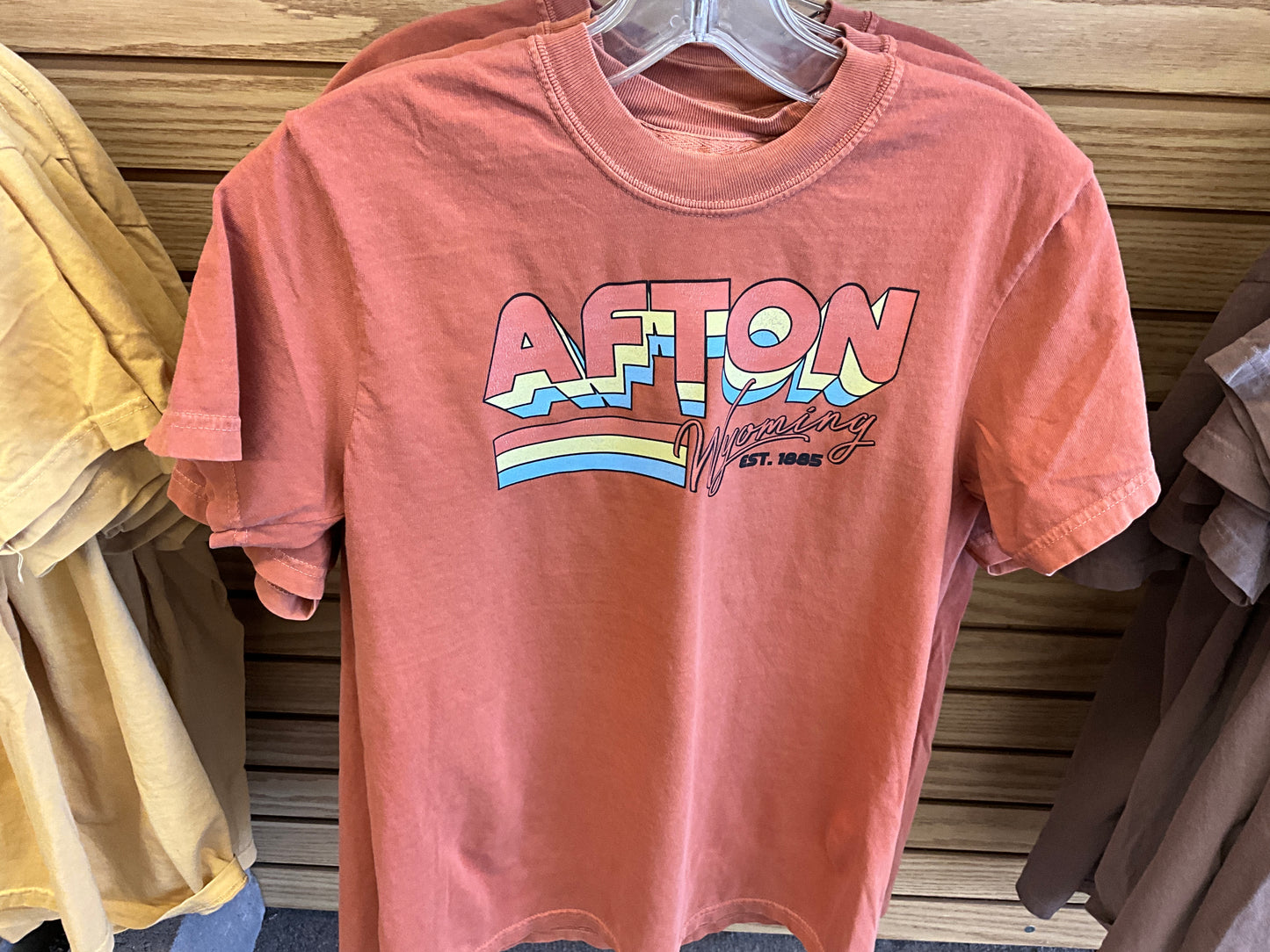Comfort Colors SwiftWear Wyoming Graphic T-Shirts-1717WY