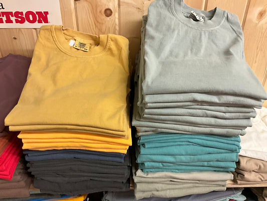 COMFORT COLORS- HEAVYWEIGHT RING SPUN SS TEE-1717