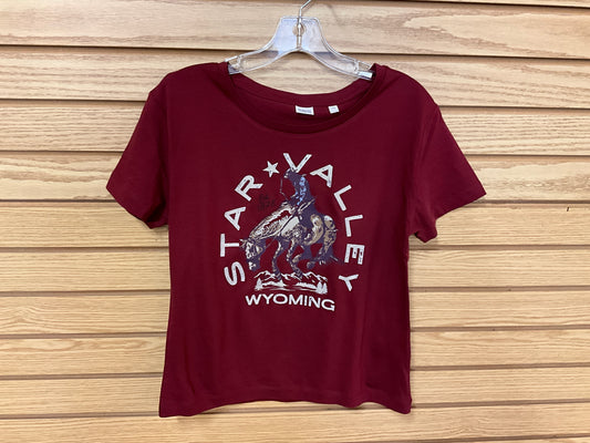 SWIFTWEAR-SERENA SCOOP SS TEE/SV BRONC-SXW008SVB