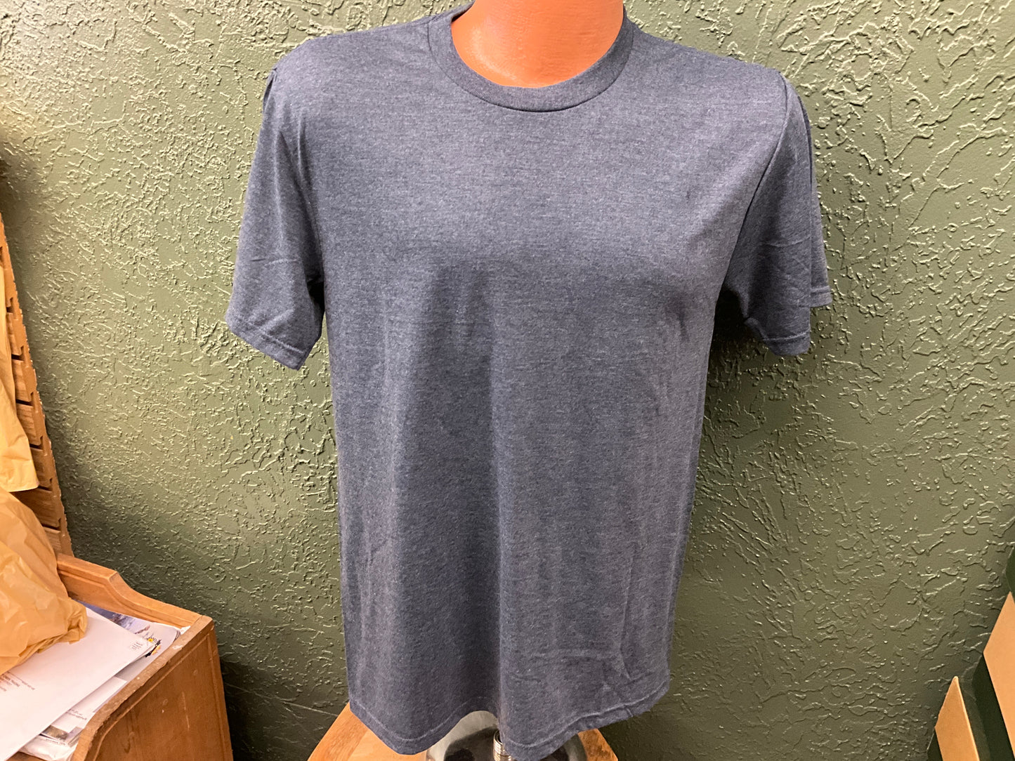 SWIFTWEAR- PERFECT TRI DTG SS TEE- DM130DTG- NAVY FROST