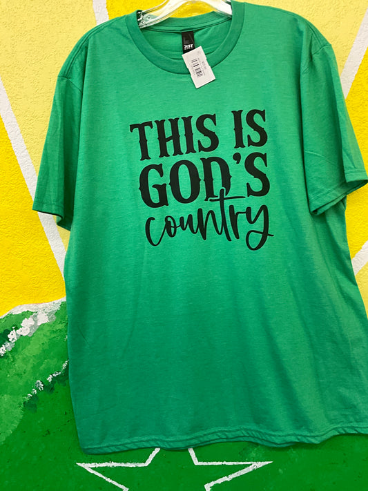 SWIFTWEAR T-SHIRT: GOD’S COUNTRY PRINT - 4637