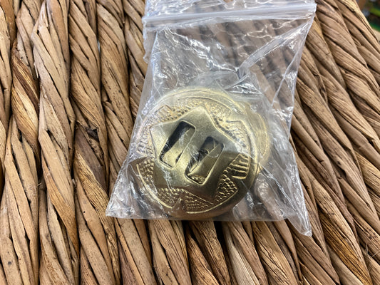 GOLD CONCHO 1 1/2" - 284-114BE