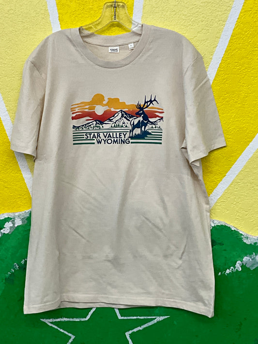 SWIFTWEAR “ STAR VALLEY WY RETRO VIEW” SS TEE - SW-RETROVIEW