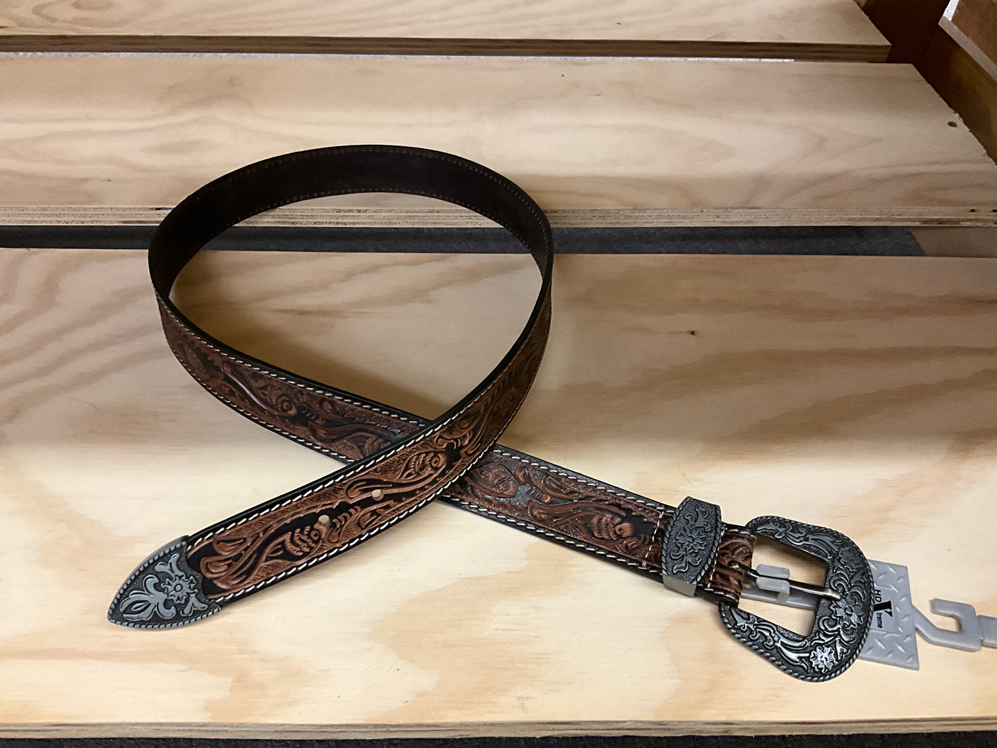 HD XTREME WORK BELT-SCROLL BUCKLE, LEATHER - N2714302