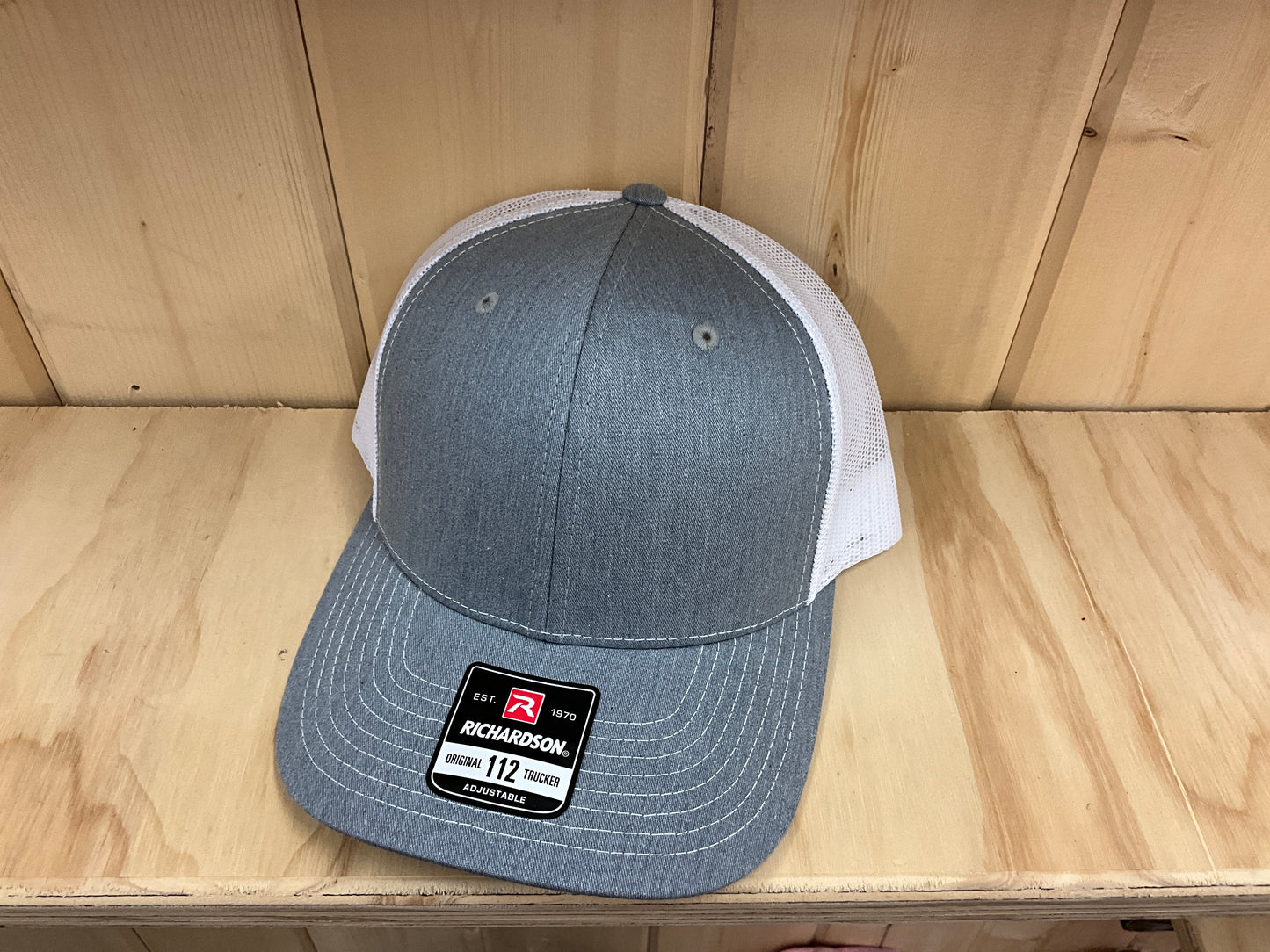 SWIFTWEAR- SNAPBACK TRUCKER CAP-112, Htr grey/Lt grey