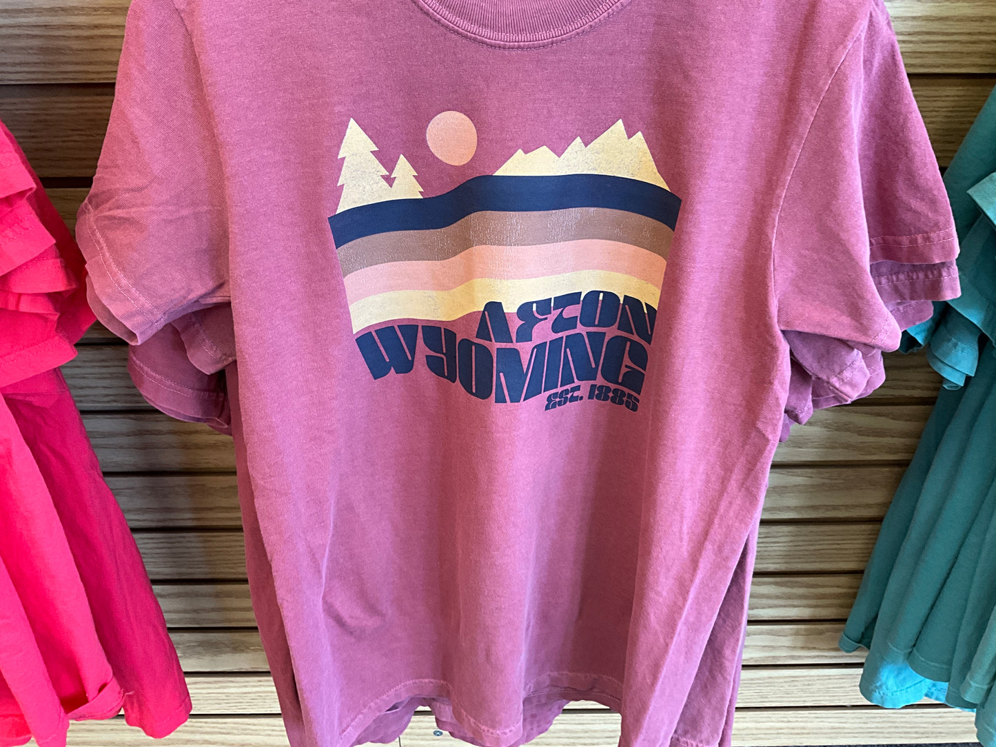 Comfort Colors SwiftWear Wyoming Graphic T-Shirts-1717WY