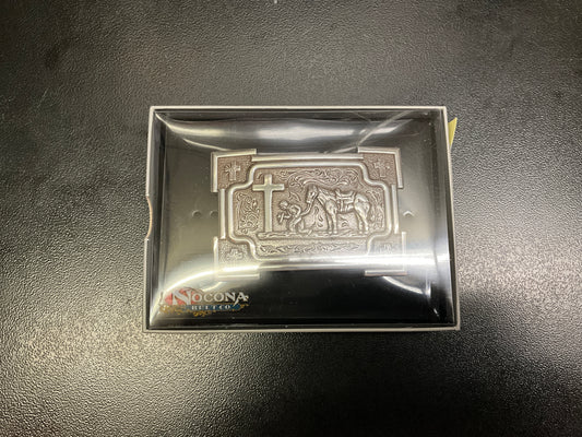 Nocona Belt Co. Cowboy Prayer Belt Buckle-37405