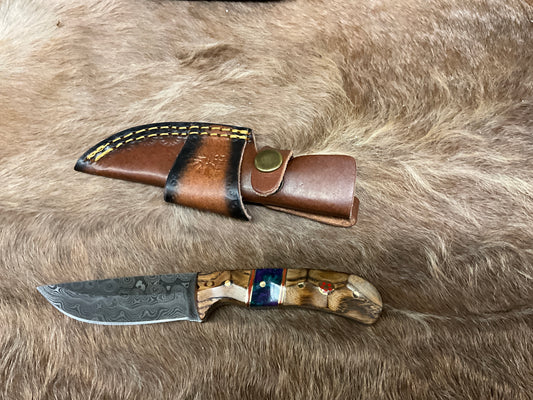 TITAN INT-HAND FORGED DAMASCUS SKINNER-TK-476