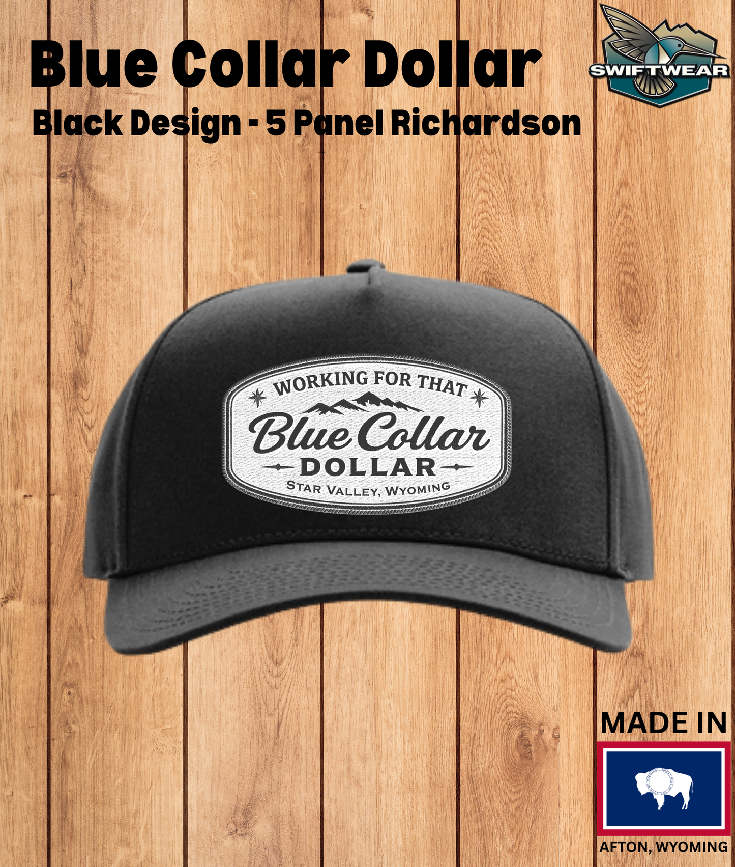 Swiftwear -Retail Blue Collar Dollar  Assorted Trucker Caps - SW-BCD-